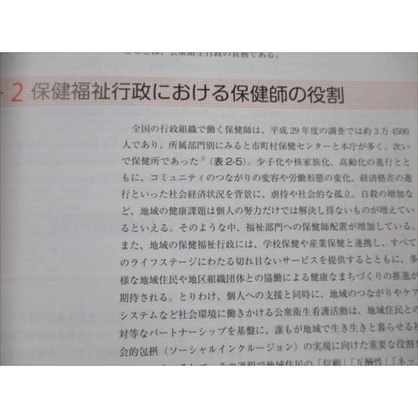 VG20-164 日本看護協会出版会 新版 保健師業務要覧 第3版 2019 21S3B