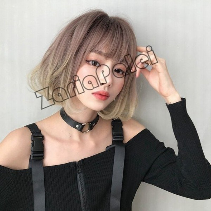 ウィッグ ショート ボブ フルウィッグ かつら Wig ボブ内巻き 小顔 可愛い 原宿 レデイッス 日常 耐熱 高品 通販 Lineポイント最大get Lineショッピング