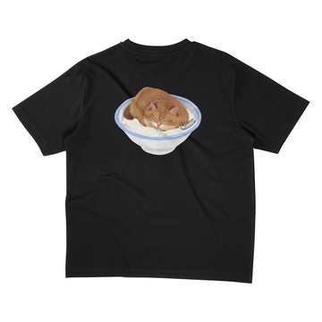 愛吃滷肉飯胖胖貓 - 寬版落肩 - 2色