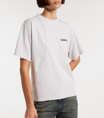Balenciaga Logo cotton jersey T-shirt