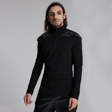 賽博龐克星光體騎士立領棉上衣