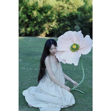 一個抽屜 巨型仿真虞美人手工diy材料包紙藝花朵婚禮裝飾生日禮物