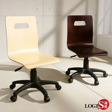 LOGIS｜台灣製造MIT 無印風曲木椅 電腦椅 事務椅 電腦椅 辦公椅 椅子 和室椅 書桌椅【AE80】