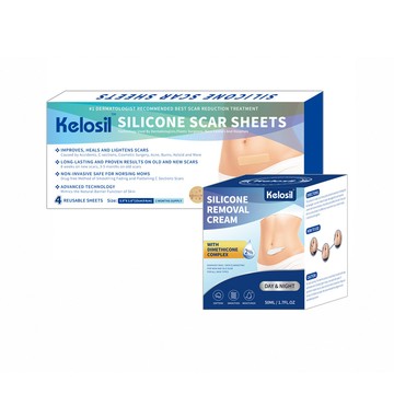 凝疤貼片凝膠 【KELOSIL】疤痕凝霜50ml+疤痕貼片(4*15cm)4片
