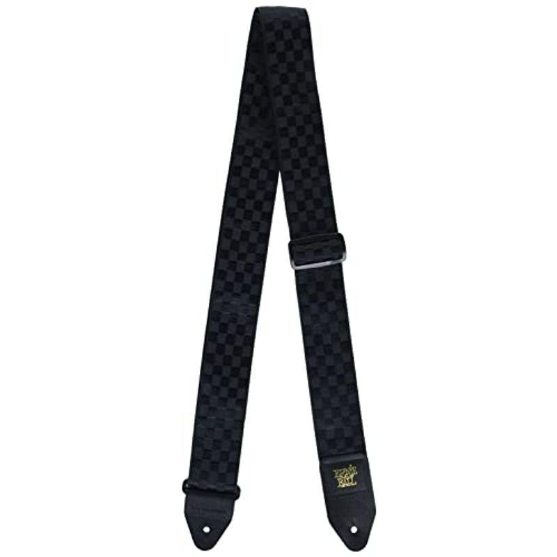 ernie-ball ERNIE BALL ギターストラップ JACQUARD STRAP BLACK CHECKERS ジャカード・ストラップ