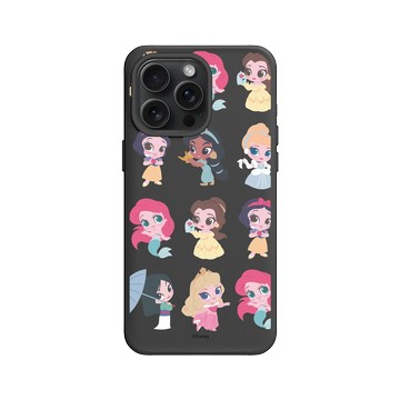 iPhone 15 Pro Max SolidX 黑 - 迪士尼-公主系列 Disney Princess - Q版-迪士尼公主