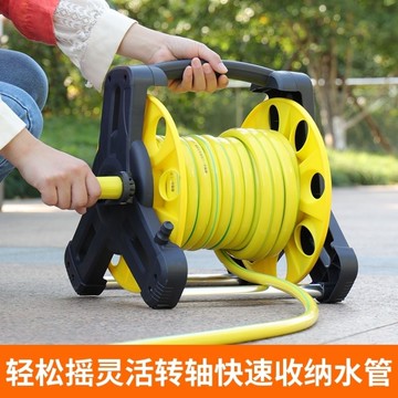 免運 公司貨 卷管器 收纳器 水管收納架卷管器澆花水槍家用園林園藝花灑澆菜神器花園水管套裝特惠/可開發票