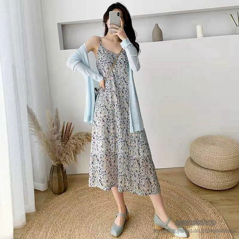 ワンピース レディース キャミソールワンピース 花柄ワンピース ノースリーブワンピース 韓国ファッション 同窓会 発表会 ドレス お嬢様 気質 Sssnetshop 通販 Lineポイント最大get Lineショッピング