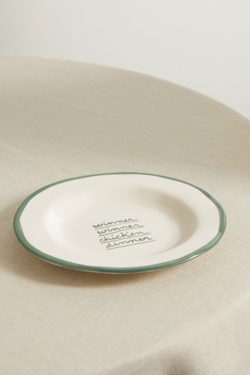 Laetitia Rouget - 20cm Ceramic Dessert Plate - White - one size