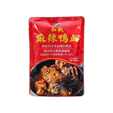 和秋 麻辣鴨血(450g)【小三美日】※禁空運 D211571 火鍋 麻辣鍋 熱湯 加熱即食 麻辣燙