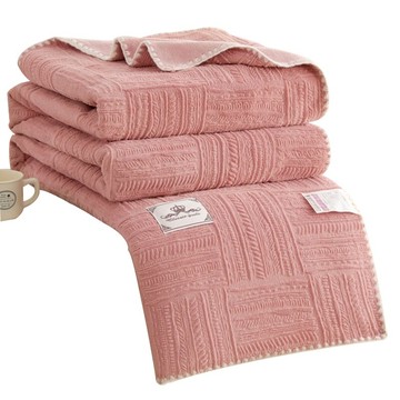 南極人牛奶絨毛毯毛巾被夏季單人雙人辦公室兒童午睡空調沙發蓋毯