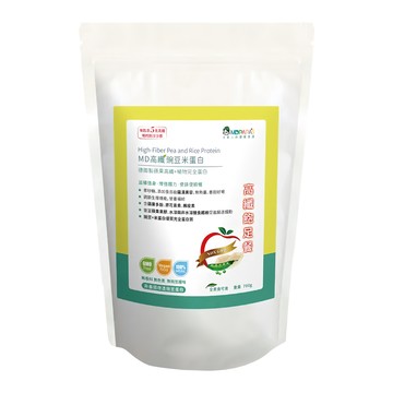 MDPAPA'S 高纖豌豆米蛋白粉  760g  1袋