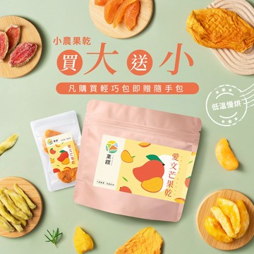 菓饌果乾 買大送小 ( 1大1小 ) 果乾 愛文芒果乾 水蜜桃乾 芭樂乾 追劇零食 辦公室零食