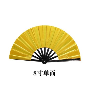免運💯功夫扇竹骨 [好評率超99%衕款]黑骨紅扇子金色扇子 功夫扇 中華少年扇子雙麵雙色 舞蹈扇 舞蹈扇