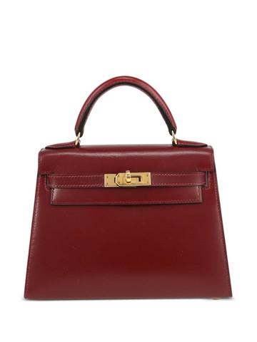 Hermès Pre-Owned - 1988 Kelly 20 two-way handbag - women - Leather - One Size - Red