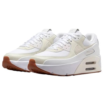 NIKE 耐吉 女款 AIR MAX 90 LV8 休閒鞋 FD4328-111  22cm  米色 + 白色