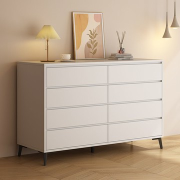 公司貨附發票 北歐餐邊柜家用廚房櫥柜組合柜碗柜收納餐具柜客廳奶油風儲物柜子 快速出貨