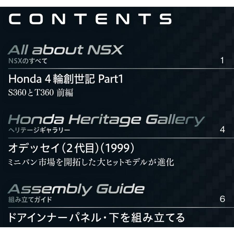 デアゴスティーニ　Honda NSX　第68号