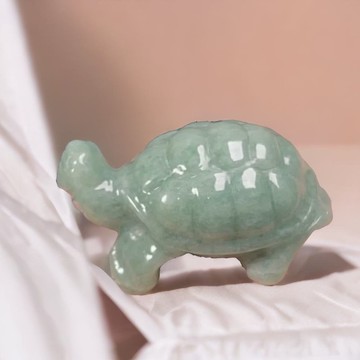 【吉祥‧長壽】滿綠翡翠烏龜擺飾 | 天然緬甸玉翡翠A貨 | 送禮