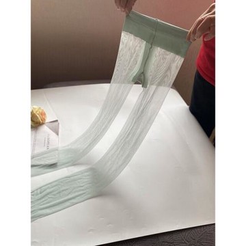 薄荷曼波絲襪女薄款無痕防勾綠色美膚襪防曬0D超薄顯白連褲襪子夏