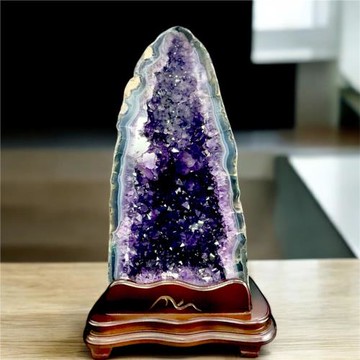 【SUMMER寶石】 藏風納氣5A帝王紫晶洞 15.8KG