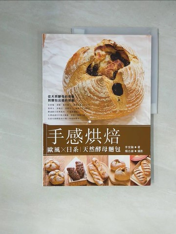 【書寶二手書T4／餐飲_ZGM】手感烘焙 歐風╳日系 天然酵母麵包_李宜融/作；楊志雄/攝影