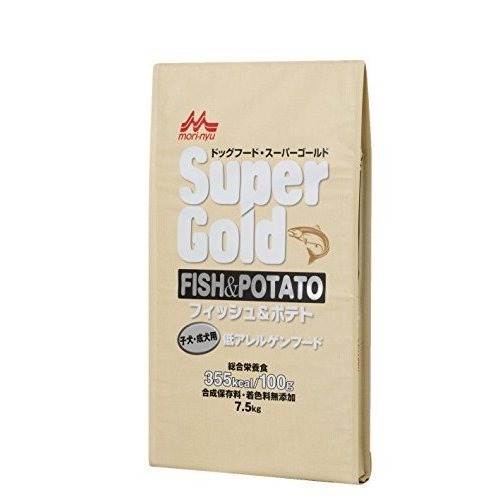 スーパーゴールド Supergold フィッシュポテト子犬・成犬用 7.5kg