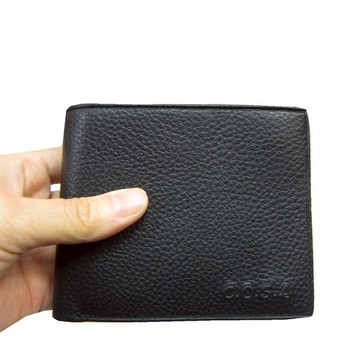 ~雪黛屋~COSA 短夾男仕紳士短型皮夾100%進口軟質皮革活動型證件夾標準尺寸BCO11110370