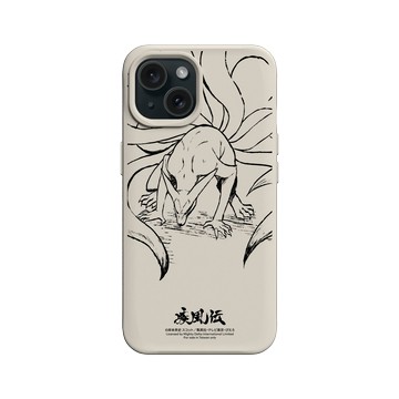 iPhone 15 SolidX 貝殼灰 - 火影忍者 Naruto - 素描系列-Kurama
