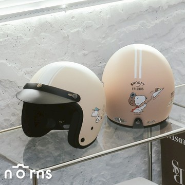 【Norns】Peanuts史努比安全帽- Norns Original Design Snoopy 3/4半罩安全帽 機車造型騎士帽