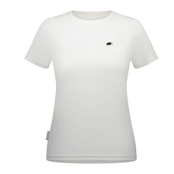 MAMMUT 女 Mammut Essential T-Shirt AF 防曬LOGO布章短袖T恤/防紫外線係數UPF 50+/1017-05090-00471 白 PRT1
