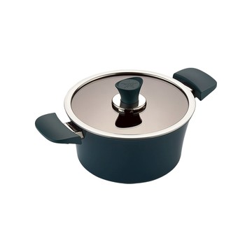 HAPPYCALL Eden系列 雙耳深湯鍋附蓋 20cm Stuckyi Green 1個