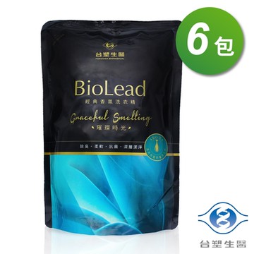 台塑生醫 經典香氛洗衣精 (璀璨時光) (1.8kg/補充包) (6包)