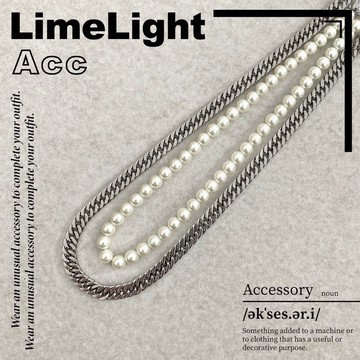 ☆LimeLight☆ 珍珠 / 古巴項鍊 / 扁條 / 鈦鋼 / 可拆式 / 飾品 / 項鍊 / 一組兩條 老錢風