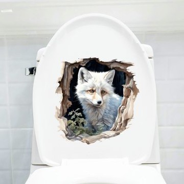 【MR.ZAKKA】創意萬用裝飾貼紙-動物主題 森林樹洞動物 D款 居家空間布置 DIY可移式壁貼 無痕壁貼 牆貼林樹洞動物 A款 居家空間布置 DIY可移式壁貼 無痕壁貼 牆貼