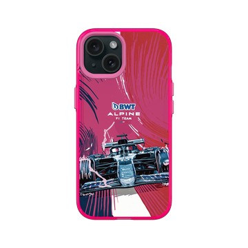 iPhone 15 Clear 粉漾桃 - Alpine - BWT Alpine Formula One Team A524 France
