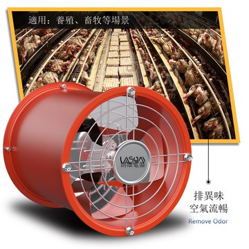 工業車間排氣扇高速圓筒商家用通風換氣扇工廠管道軸流強力抽風機【DD1113001】