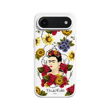 iPhone Air SolidX 白 - Frida Kahlo - 卡蘿與花