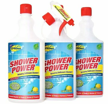 [COSCO代購6] D112384 Ozkleen 浴廁淋浴間清潔劑 清新柑橘香 750毫升 X 3入