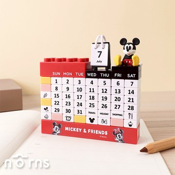 迪士尼米奇萬年曆- Norns Original Design 正版授權 Mickey Mouse  DIY公仔月曆