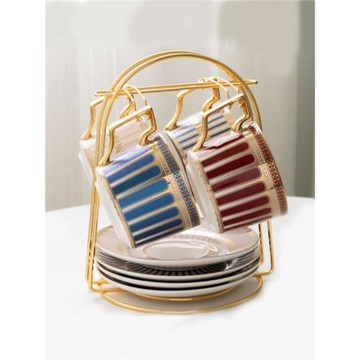 咖啡具套裝咖啡杯架子杯架杯子掛架瀝水架茶杯置物架