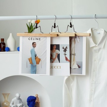 ins單張卡片套裝 服裝店掛拍拍照道具抖音墻面裝飾雜志書攝影背景