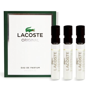 LACOSTE 經典男性淡香精(2ml)X3-香水隨身針管試香