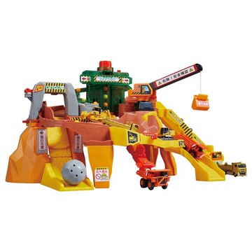 【Funbox Toys】TOMICA砂石滾滾工事現場