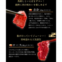 鮮馬刺しスライス＆馬肉惣菜全10種セット 1kg 千興ファーム 馬肉 冷凍 《60日以内に順次出荷(土日祝除く)》 新鮮 さばきたて 生食用 肉 熊本県御船町 馬刺し 馬肉 惣菜 希少部位