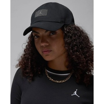 NIKE 耐吉 棒球帽-黑色 J CLUB CAP US CB FLT PATCH-FD5181013