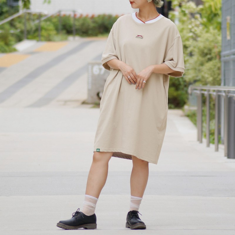 １７９ダブルジー 179 Wg Slazenger スラセンジャー ネックリブワンピース 29グレー 通販 Lineポイント最大1 0 Get Lineショッピング