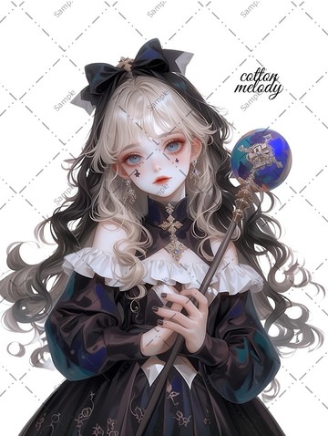 original sticker no.1187 人物貼紙 原創貼紙 人物插畫 女孩貼紙 原創人物貼紙