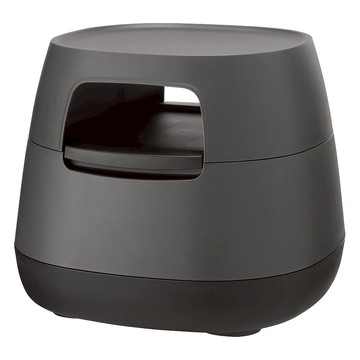 POAPEL 多功能移動式收納邊桌(不含木托盤)深邃灰(不含木托盤)