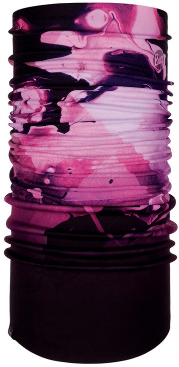 【【蘋果戶外】】BUFF BF121524 西班牙 NEW 魔術頭巾 Windproof【二段式】保暖頭巾 紫紅渲染 PLUS 圍脖 防風